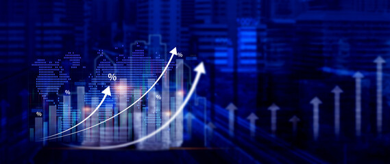Business, Finance and Investment, data analysis concept, business planning, market research, Analysis finance graph and market chart investment, Stock market investment.