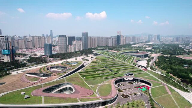 Rizhao City Skyline