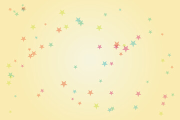 Pastel star pattern background for baby shower or party invitation