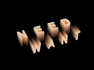 Conflicting Need and Want