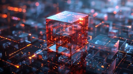 christmas gift box with lights