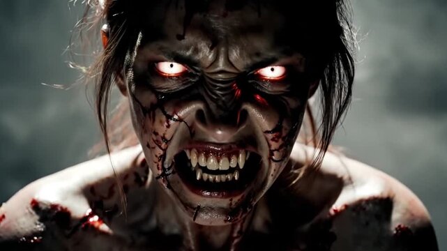 Feral Transformation: The Vampire's Red-Eyed Rage