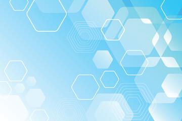 Abstract hexagonal gradient background with vibrant colors