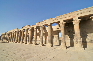 Fototapeta premium Phylae Island with Philae temple complex Asuan, Egypt