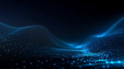 Professional dark-themed background featuring glowing lines and abstract digital background