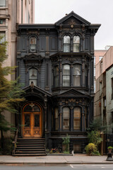 Victorian era tenement house architecture style