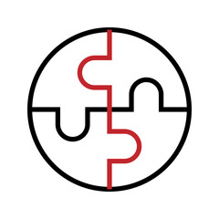 Vector graphic group connection logo.Eight people in the circle.logo team work Pro Vector

