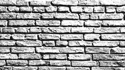 Old wall background with stained aged bricks, grunge wall background