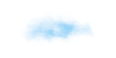 Isolated Blue Fog and Dust with Flowing Cloud Pattern, Light Glow, and Mysterious Vapor Elements for Decorative Wallpapers © Liubov