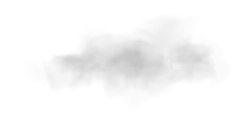 Isolated Black Fog and Dust with Flowing Cloud Pattern, Light Glow, and Mysterious Vapor Elements for Decorative Wallpapers