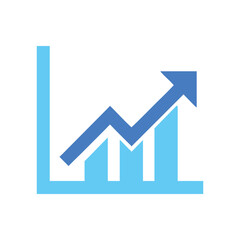 Market Graph Analytics Chart Vector Illustration
