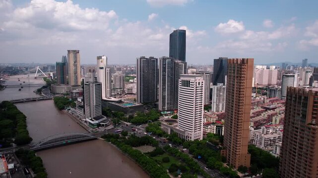 Ningbo Sanjiangkou Urban Architectural Landscape