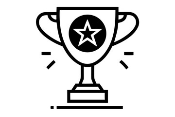 Trophy icon, a symbol of victory and success