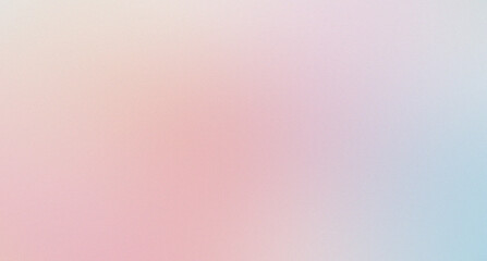 Fototapeta premium Soft Grainy Pastel Pink Blue Gradient