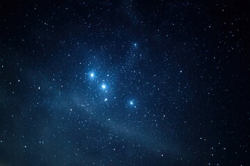 Deep space depiction of a celestial body. The stars fill the frame against an inky canvas