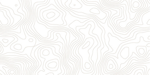 Abstract lines background. Contour maps. Topo contour map on white background. Abstract background with waves Geographic mountain relief.	