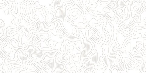 Abstract lines background. Contour maps. Topo contour map on white background. Abstract background with waves Geographic mountain relief.	