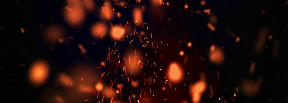 blurry lightning effect particle fire gradient gold