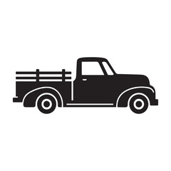 Vintage Farm Truck SVG