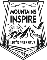Celebrating Mountain Communities Typography Design