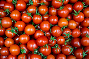 cherry tomatoes in the market