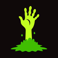 Obraz premium Ghost hands holding a tree