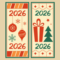 Festive 2026 christmas decorations with ornaments and gift designs for holiday cheer