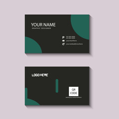 Minimal modern business card design