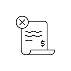 Unpaid Icon, Pending Invoice SaaS Dashboard.