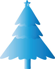Blue Christmas Tree