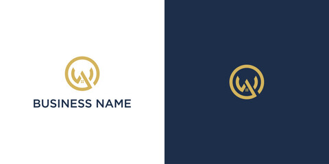 Modern Luxury Real Estate Logo Design in Gold and Navy – Minimalist Business Branding