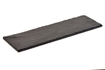 Rectangular Slate Serving Tray, isolated on white background