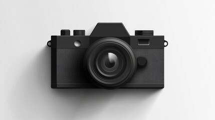 clear and vintage camera