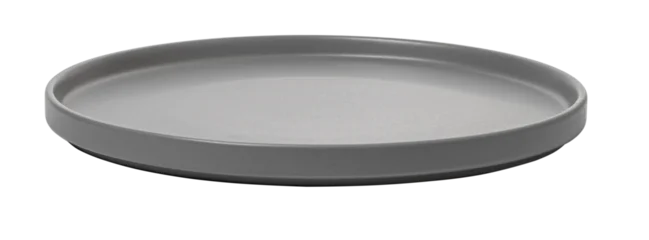 Fotobehang Muziek Round nonstick pizza pan baking tray kitchenware isolated  © AlenKadr