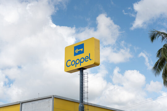 Coppel store, Coppel department store signage, BanCoppel, Afore Coppel, Agust&iacute;n Coppel Luken, Enrique Tamayo, Guadalajara, Jalisco, M&eacute;xico, Oct. 13, 2025. 