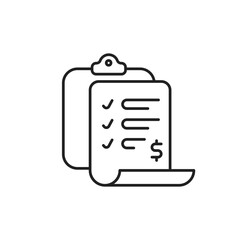 Itemized Icon, Detailed Billing UI for SaaS.