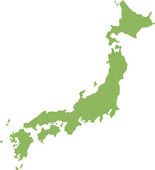 Vector Map of Japan for Travel and Tourism
