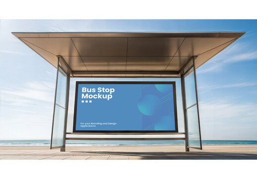Bus Stop Mockup 59