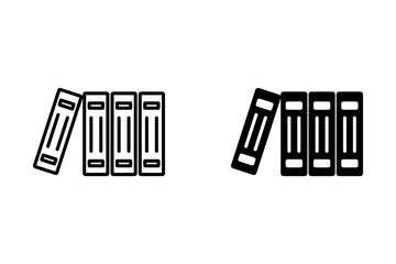  Book icon set. open book icon vector. Literary book icon collection. Standing book icon on white background