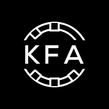Clean Line Art Monogram Emblem for Brands, KFA Later Logo, Unique Letter  Logo with Circular Motif, 

KFA logo, minimalist, KFA modern, circle, KFA monogram, letter KFA mark, KFA  geometric, KFA abstr