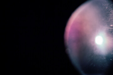 4K Digital background with colored soft noise effect. Unique blend of vintage vibes and lo-fi VHS Glitch Texture