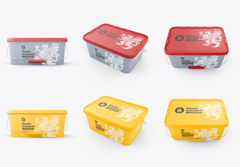 Plastic Container Mockup