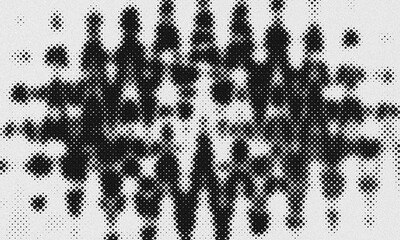 Dynamic black and white halftone zigzag pattern for modern creative designs and backgrounds