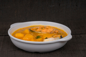 Sancocho soup typical Colombian food