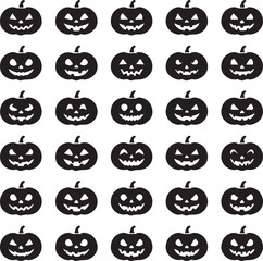 Spooky Pumpkin Silhouette Bundle