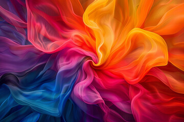 Obraz premium Abstract image shows vibrant colors, flowing forms. This is the best image to show beauty in your life. This is colors.