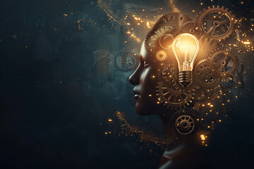 Innovation inside the woman mind, what are you creating right now? This innovation shows that has a powerful mind with unlimited creativity. Let it free!