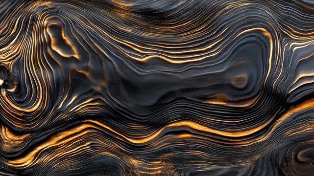 Vibrant abstract pattern with flowing metallic waves and dynamic movement