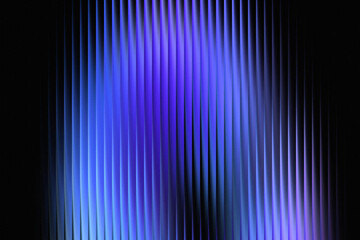Abstract vertical blue and purple light streaks on black background Glass effect, Glass gradient