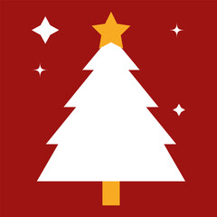 Elegant White Christmas Tree